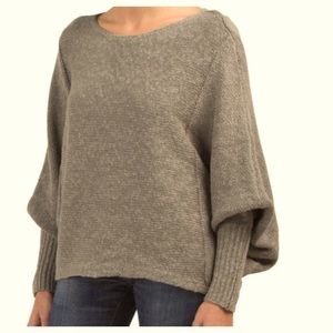 Taupe Batwing Sweater